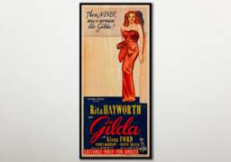 Gilda Poster Wood Print, Fanart Cinema Movie Posters On For This Lover, Extra Large Wall Art Prints, Film - thumbnail 1