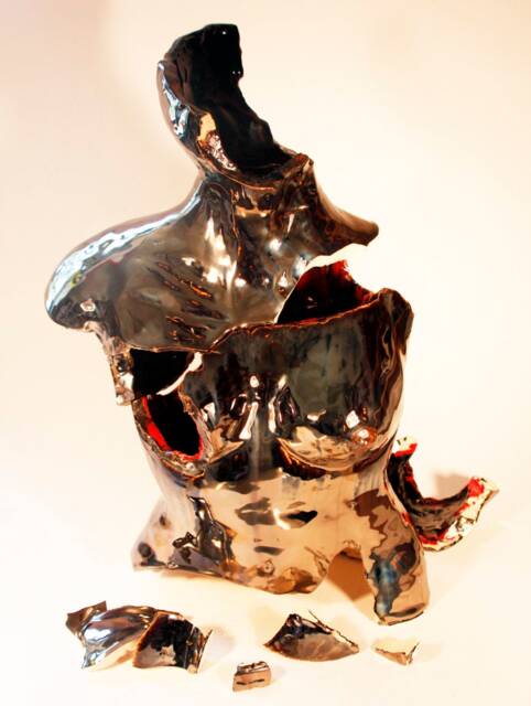 Metalic Bust Sculpture - image 1