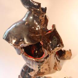 Metalic Bust Sculpture - thumbnail 2