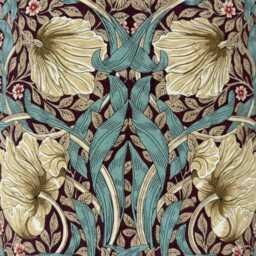 William Morris Pimpernel Teal & Plum Lampshade - thumbnail 4