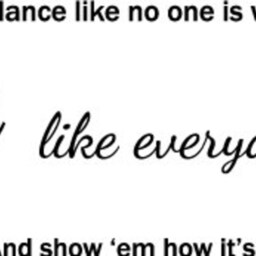 Wall Decal Dance Like Everyone Is Watching Motivational Quote Sticker Inspirational Ballet Dancing Class Affirmation Art - thumbnail 2