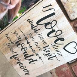 Rabbit Memorial Gift, Pet Frame, Gift, Plaque, Photo Remembrance Keepsake - thumbnail 3