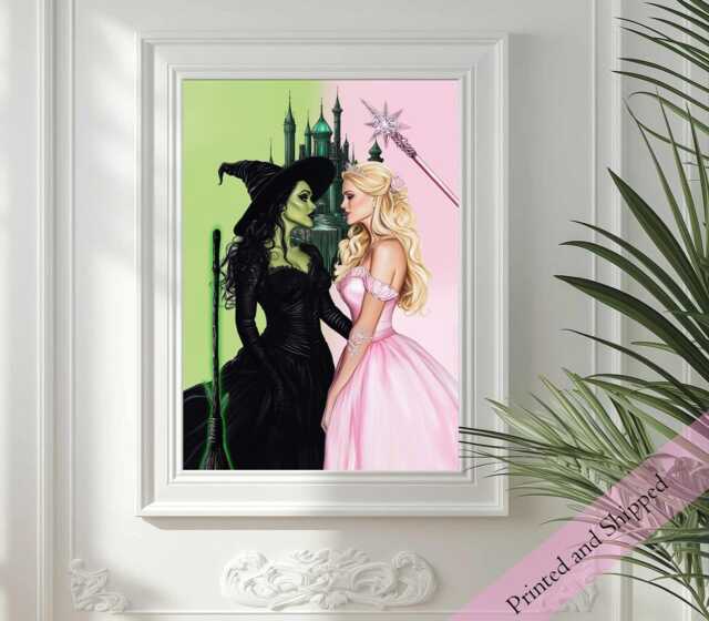 Wicked Witch, Witches, Wizard Of Oz Home Decor, Emerald City Art, Poster Art Print - image 1