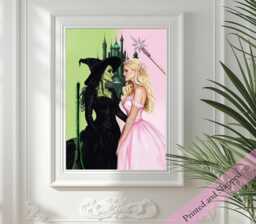Wicked Witch, Witches, Wizard Of Oz Home Decor, Emerald City Art, Poster Art Print - thumbnail 1