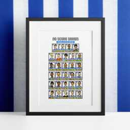 Brighton Vol 3 - No Score Draw Seagulls 24/25 Edition A3 Print Of 29 Hand-Drawn Panini-style Wonky Doodles Hurzeler's Bhafc Team - thumbnail 2