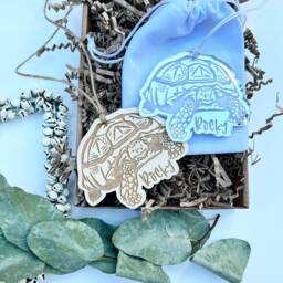 Christmas Gift For Tortoise Owner, Personalised Decoration, Tortoise Ornament, Bauble - thumbnail 3