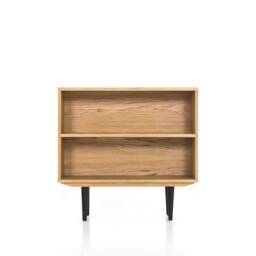Bookcase, Bookshelf Made Of Oak Vaneer - Livlo D-R05 - thumbnail 1