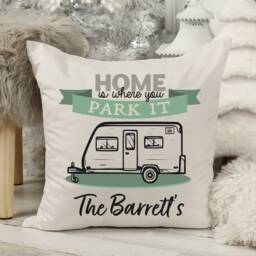 Caravan Gift - Personalised Cushion Van Life Accessories Custom Camper Sign - thumbnail 2