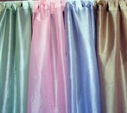 "Curtain Panels Sheer Panel Drapes With Mirrors 42""x 82" - thumbnail 1