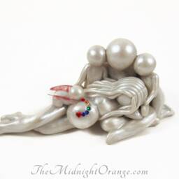Sending A Rainbow Baby Sculpture - Pregnancy After Loss Made To Order Family Of 5 - thumbnail 2