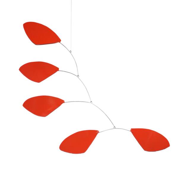 Hope Style Orange Leaves Abstract Modern Hanging Mobile Gift Free Us Shipping - image 1