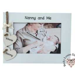 Personalised Nanny & Me Photo Frame - thumbnail 2