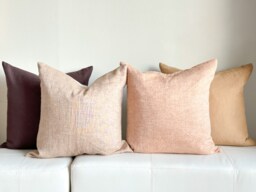 Linen Combo Pillow Set Of 4 Beige Pillow Cover - thumbnail 1