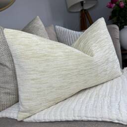 Textured Cream Pillow Cover, Neutral Euro Sham, Sofa Furnishing Cushion Boho Home, Lumbar Cover Zambia