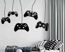 Video Game Controller Wall Decal Gaming Room Decor 3057 - thumbnail 1
