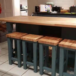 Bar Stools Wih Oak Top - thumbnail 4