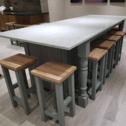 Bar Stools Wih Oak Top - thumbnail 3