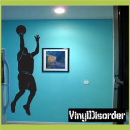Basketball Vinyl Wall Decal Or Car Sticker - Basketballst017Et - thumbnail 1