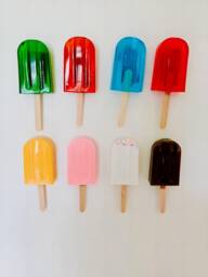 Popsicle Wall Art/ Pop Dopamine Decor/ Food Fake
