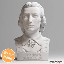 Friedrich Schiller 35 cm Bust - Busts With Personality - thumbnail 1
