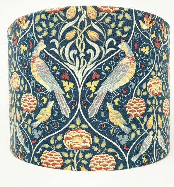 Morris & Co Lampshade Seasons By May Birds, Art Nouveau Light Shade - image 1