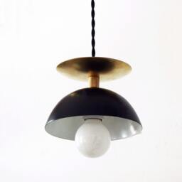 Black Brass Modern Pendant Lamp Entryway Mid Century Light Ceiling Lighting Kitchen Foyer Bedroom - thumbnail 2