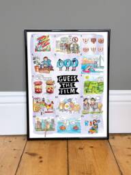 Guess The Film Art Print - Movie Quote Quiz, Trivia Gift - thumbnail 1