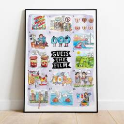 Guess The Film Art Print - Movie Quote Quiz, Trivia Gift - thumbnail 2