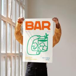 Bar Print Wall Art, Sign, Kitchen Print, Cocktail Illustration Poster, Home Hand Drawn Prints - thumbnail 2