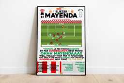 Eliezer Mayenda V Sheffield United Print, Sunderland Poster, Football Wall Art, Posters, Art Print - thumbnail 1