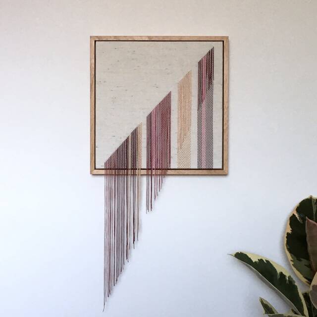 Textiles Art, Wall Hanging, Fibre Weaving, Handwoven, Home Accessory - image 1