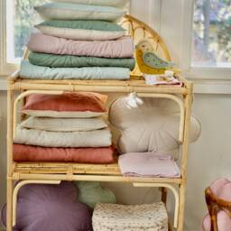 "Muslin Baby Swaddle Blanket ""Mint" - thumbnail 4
