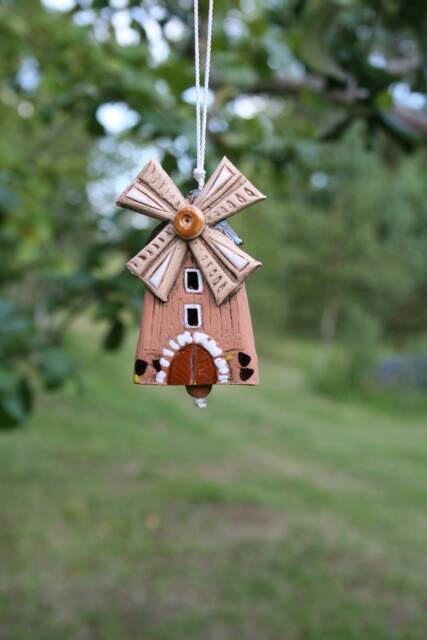 Miniature Windmill Bell Ornaments- Christmas Tree Ornaments-Year Round Garden Decoration-Wholesale Available - image 1