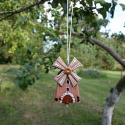 Miniature Windmill Bell Ornaments- Christmas Tree Ornaments-Year Round Garden Decoration-Wholesale Available - thumbnail 3