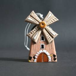 Miniature Windmill Bell Ornaments- Christmas Tree Ornaments-Year Round Garden Decoration-Wholesale Available - thumbnail 2
