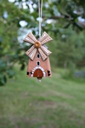 Miniature Windmill Bell Ornaments- Christmas Tree Ornaments-Year Round Garden Decoration-Wholesale Available - thumbnail 1