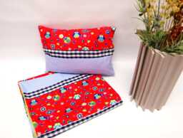 Baby Blanket, Cuddly Patchwork Children's Blanket With Pillow, Also Available As A Set Sleeping Bag Owl Pattern, Handmade By Bab-Berlin