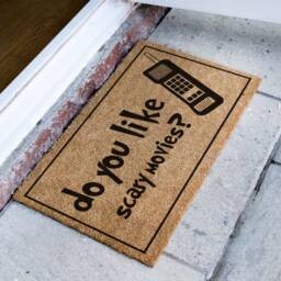 Do You Like Scary Movies Mat - Movie Doormat Horror Fan -Fandom Custom Home Decor - thumbnail 2