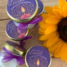 10 Diwali Candles, Mini Candle For Diwali, Gift, Favours, Family Personalised Candles, Celebration - thumbnail 3