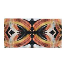 Abstract Pattern Beach Towel - Soft Cotton-Polyester Blend - 30x60 - thumbnail 3