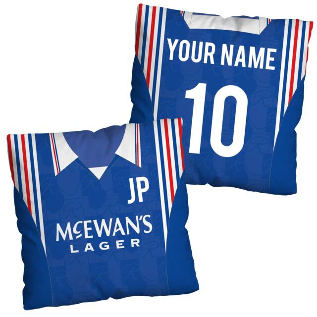 Glasgow Bears - 1996 Home Shirt Classic Retro Football Cushion 45cm - image 1