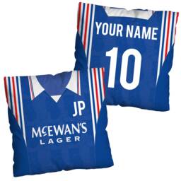 Glasgow Bears - 1996 Home Shirt Classic Retro Football Cushion 45cm - thumbnail 1