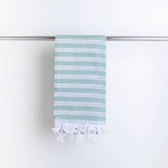 Light Green Turkish Bath Towel - Multi Color Variations Beach Towel - image 1