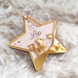 Personalized Christmas Bauble - Star Fox Baby's First - Personalized Ornament, Decoration - thumbnail 2