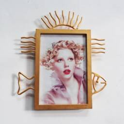 Picture Frame - 4 X 6 Gold Plated Or Antique Patina - thumbnail 3