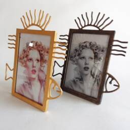 Picture Frame - 4 X 6 Gold Plated Or Antique Patina - thumbnail 4