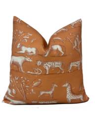 Andrew Martin Curtain Fabric Kingdom Lava Outdoor Cushion Cover Pillow Double Sided