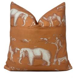 Andrew Martin Curtain Fabric Kingdom Lava Outdoor Cushion Cover Pillow Double Sided - thumbnail 2