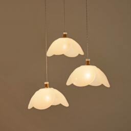 Flower Art Glass Pendant Light. Series Flower