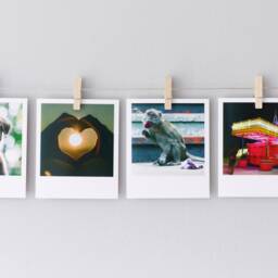 Clothespeg Photo Display, Picture Hanger, Wooden Clothespin Wall Decor - thumbnail 3
